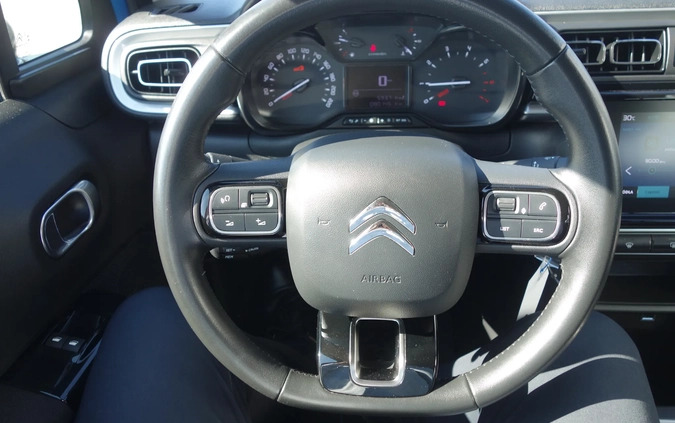 Citroen C3 cena 46900 przebieg: 80145, rok produkcji 2019 z Piła małe 379